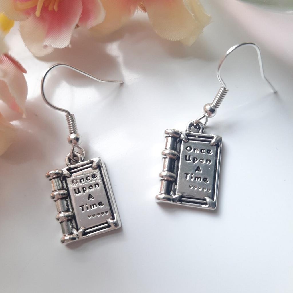 Book Shape Earrings Delicate Craftsmanship Trendy Ear Accessory Women Earrings Suitable for Gift Giving Occasions