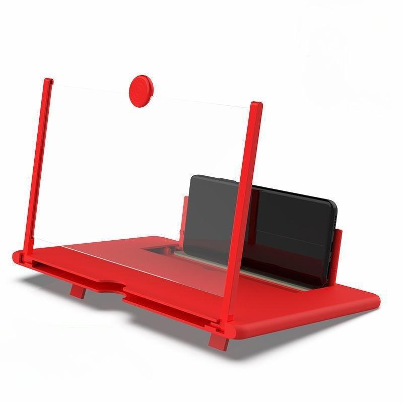 1Pc Mobile Phone Screen Amplifier with HD Video 12" Pull-Out Magnifier and Desktop Stand