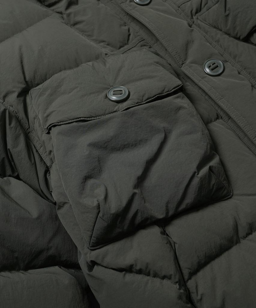 Frizmworks Smock Puffer Down Parka _ Dark Green