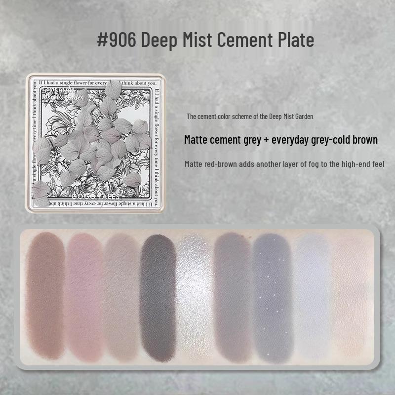 GoGoTales GoGo Dance Secret Garden Eyeshadow Palette - Summer Milk Tea Earth Tones with Matte, Shimmer, and Glitter Finishes