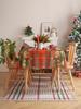 American Style Christmas Theme Tablecloth Holiday Decor Press Flower Tablecloth Finished Product Dining Table Cover