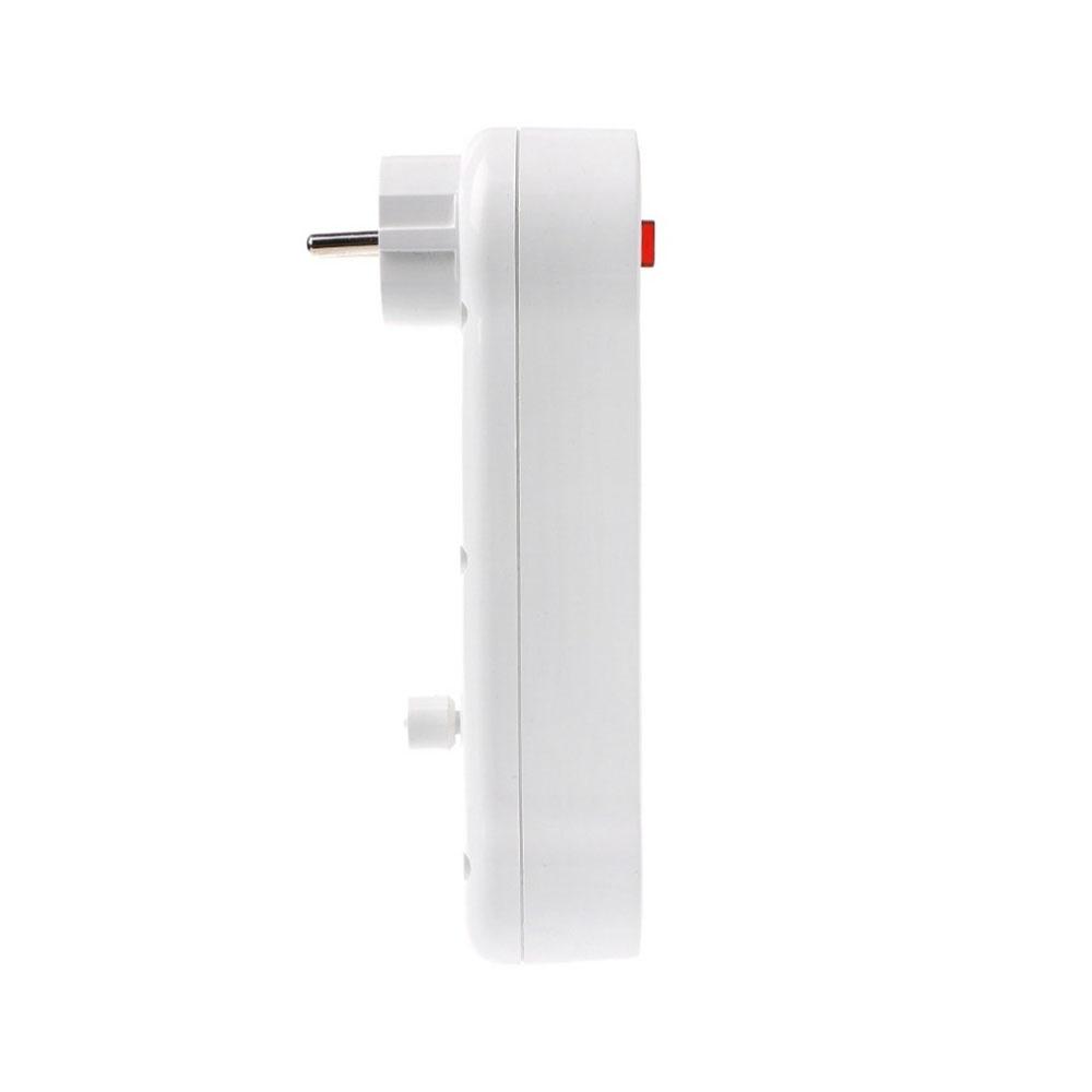 AC 110~250V 16A European Type Conversion Plug 1 To 3 Way EU Standard Power Adapter Socket EU Conversion Socket Plug With Switch