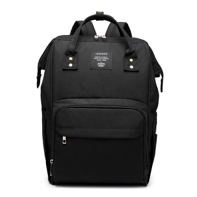LEQUEEN Multifunctional Fashion Backpack for Moms - Large Capacity Mother and Baby Bag