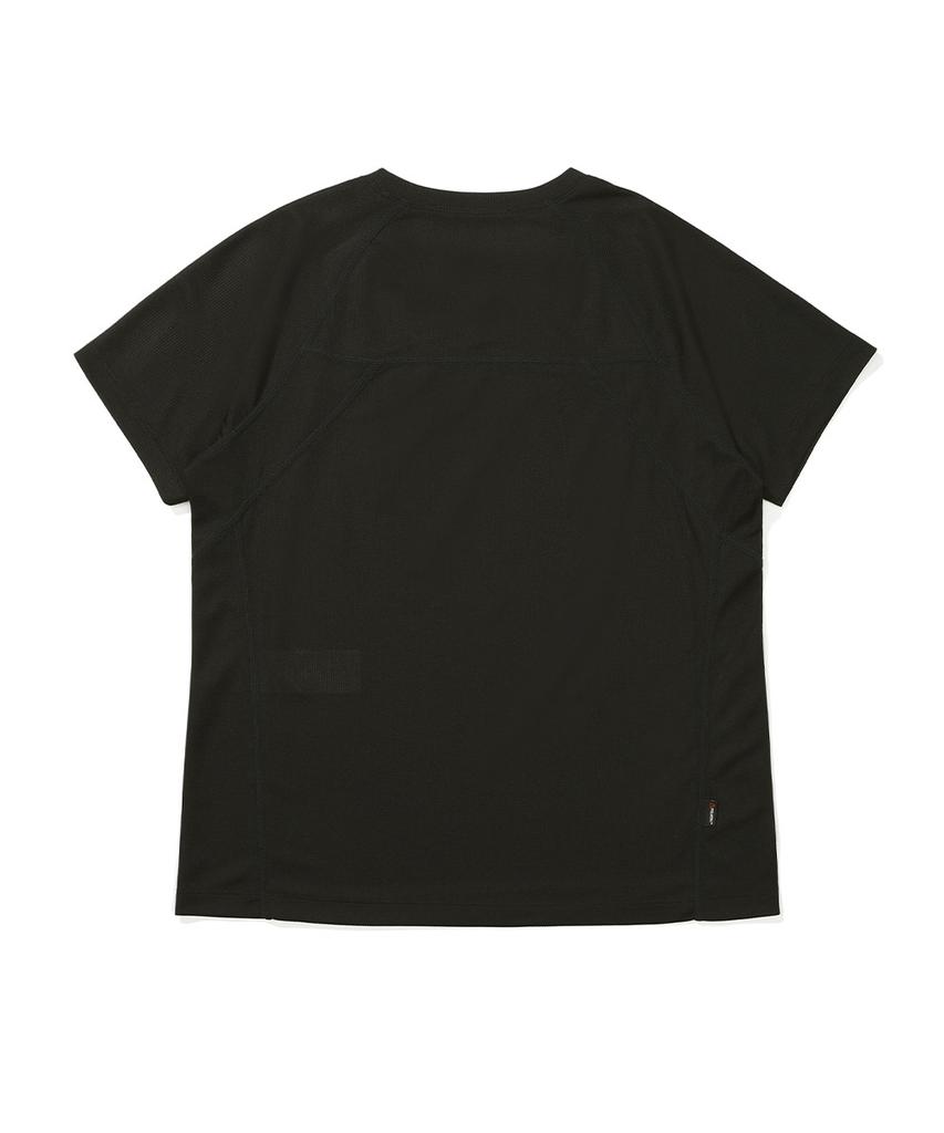 SIERRA DESIGNS W) Mendenhall Polartec Powerdry Short Sleeve T-Shirt Black