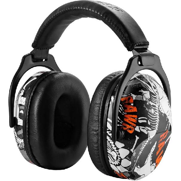 HZ015 Kids Ear Protection-SNR 27dB Safety Earmuffs Durable Composite Material Hearing Protector Boys Noise Cancelling Headphones - Black Dinosaur Black Dinosaur