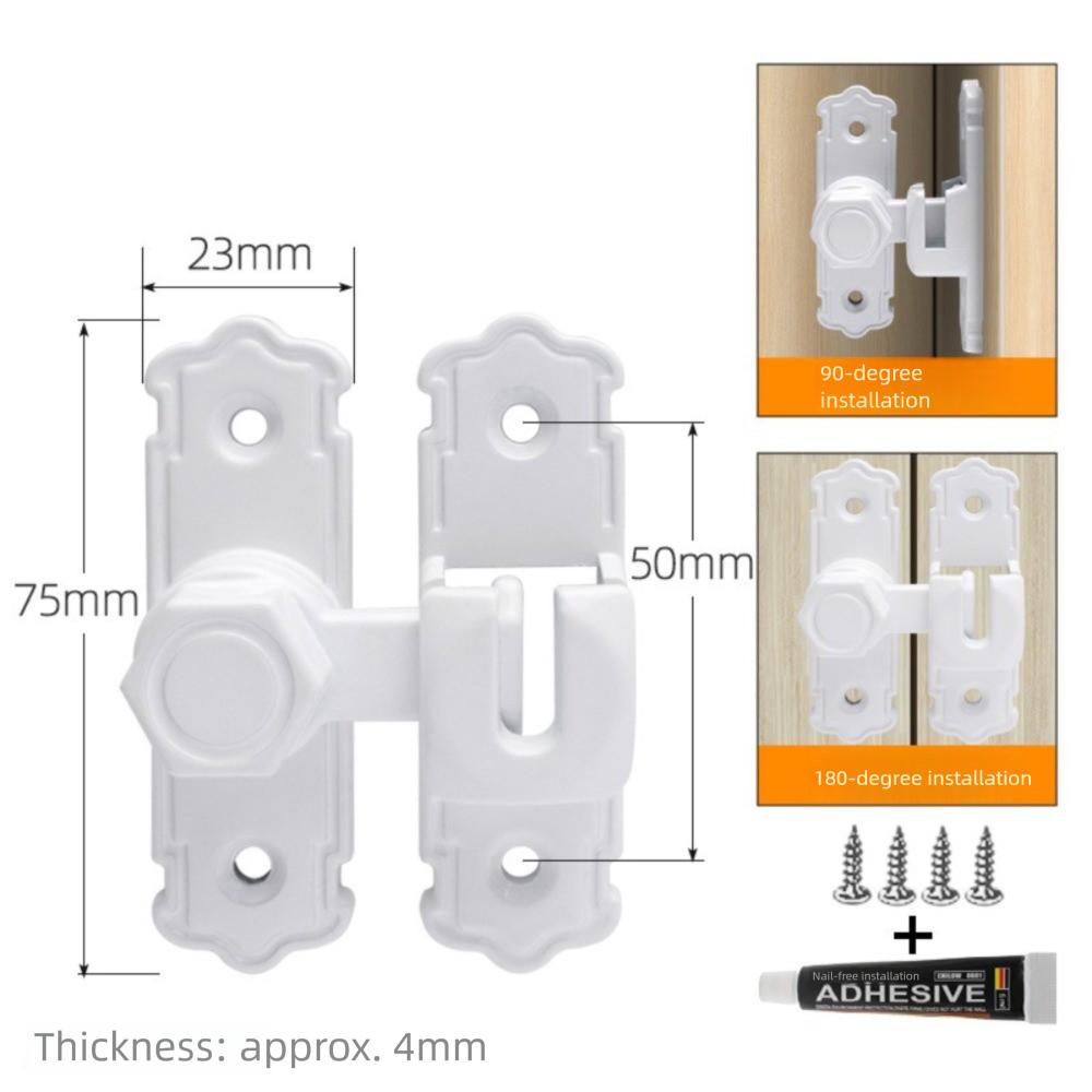 Robuster Türriegel Diebstahlsichere Schrankschlösser Tragbarer Sicherheitsverschluss Schrank