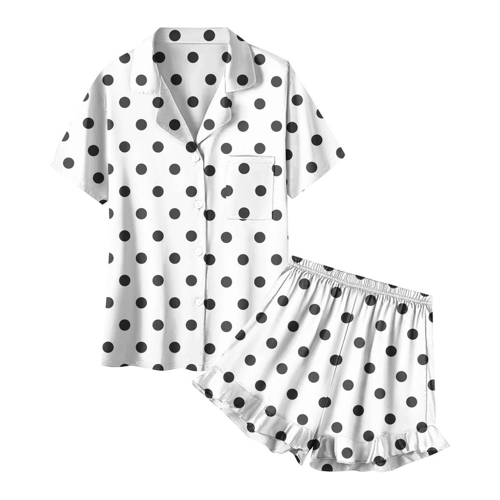 Children's Home Clothes Pajamas Set Short-sleeved Top Shorts Two-piece Set Outer Wear Play Cardigan Clothes