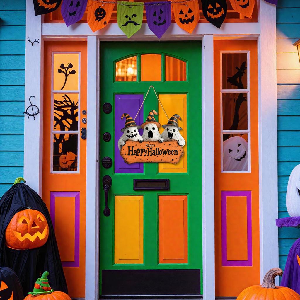 Halloween Party Decoration P Umpkin B At Door Hanging Atmosphere Decoration Pendant Pendant