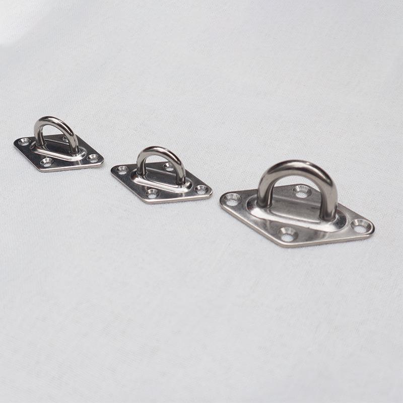 304 Edelstahl Marine Yacht Haken - Hohe Tragfähigkeit Hebeplatte für Segel und Sandsack