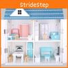 Wooden Dollhouse With Double Story Design For Role Play And Imaginative Play