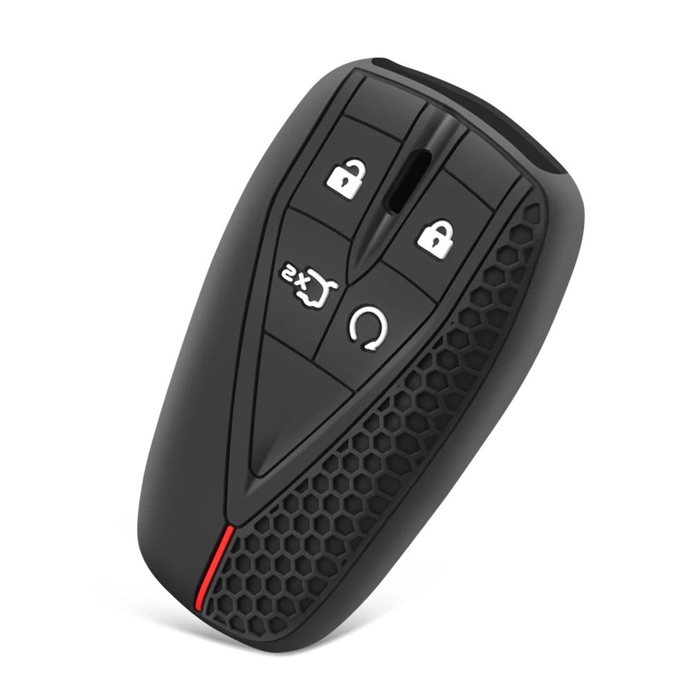 4 Buttons Silicone Car Remote Key Case Cover Shell For Changan CS35 Plus CS55 Plus CS75 Plus 2019 2020 Key Protector Bag Holder