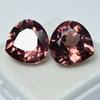 Stunning Natural Padparadscha Sapphire 18.20 Ct Pear Pair Certified Gemstone
