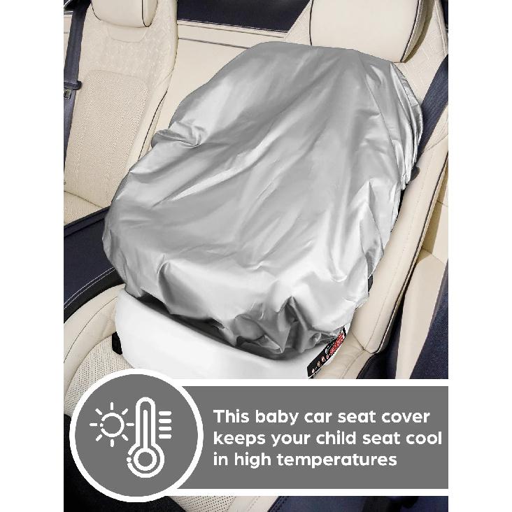 Baby Car Seat Sun Shade Cover Blocks Out Heat & Sun UV Covers Universal Baby Travel Accessories Cool Shade Fit Baby Seat Cover