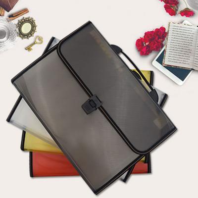 A4 Dateiordner, mehrschichtig, 13 Taschen, Schnalle, tragbarer Griff, Untersuchungspapier, Dokument, Datei-Organizer, Tasche, Schulbedarf