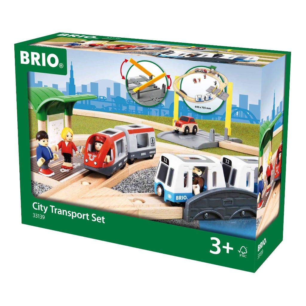 BRIO Railway City Transport Set 33139