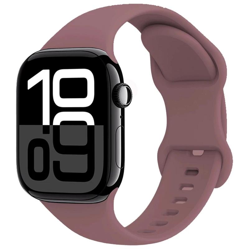 Silicone Strap for Apple Watch Band 45mm 41mm 44mm 40mm 49mm Series 10 46mm 42mm Bracelet for iWatch Ultra 9 8 7 6 5 4 SE2 Strap
