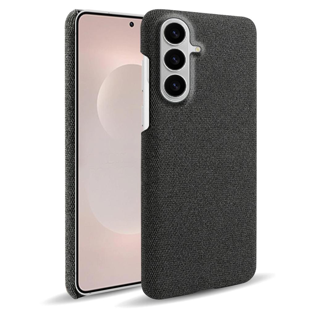 For Samsung Galaxy S26+ Phone Case Cloth Texture Anti-Scratch Protective PC Back Cover