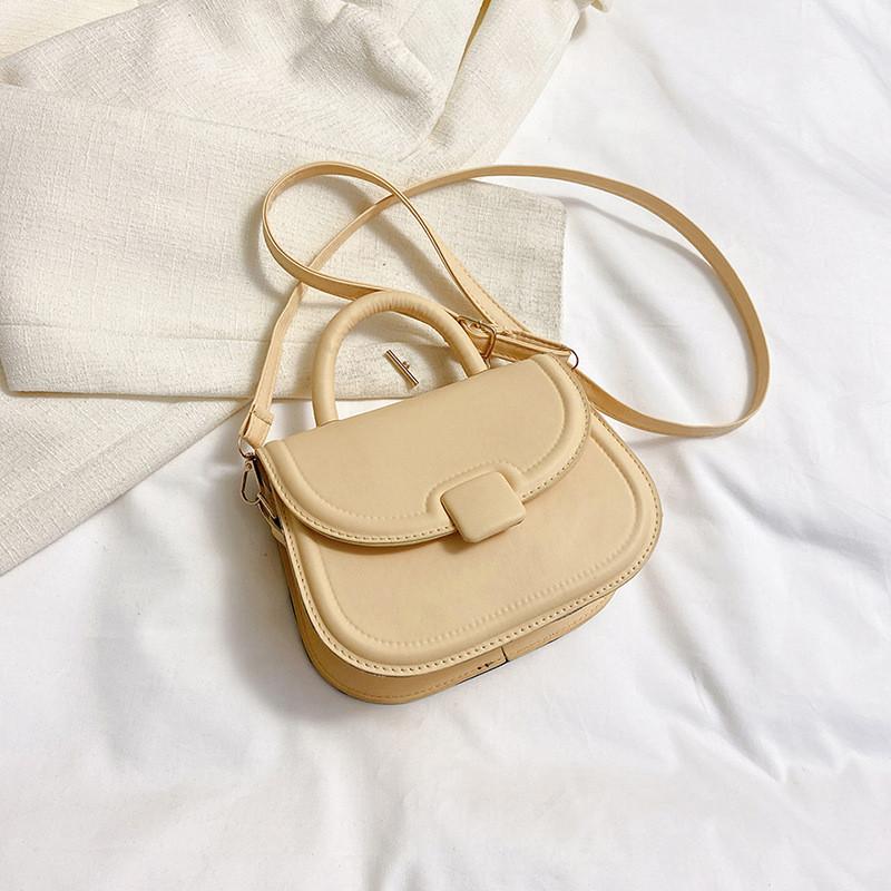 Minimalist And Trendy Women s Handbag With Stitched Detailing And Phone Pocket жёлтый