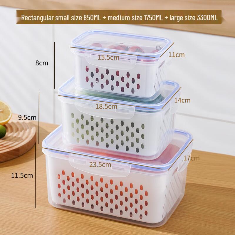 

Wutuo Rectangular Refrigerator Food Storage Set