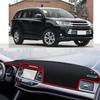 Armaturenbrettabdeckung Armaturenbrettmatte Teppich Für Toyota Highlander XU50 Kluger 2014-2018 Auto Sonnenschutz Kissen Anti-UV Zubehör