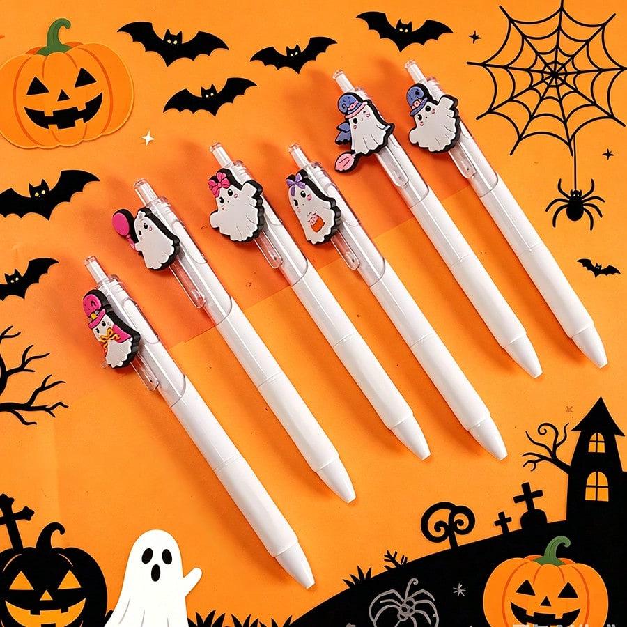 Adorable Ghost Clickable Ballpoint Pen - Practical for Students with Fine Tip for Studying