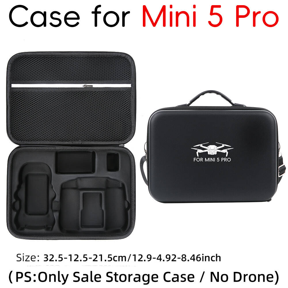 For DJI Mini 5 PRO Drone Body Remote Control Shock Resistant Storage Box Shoulder Bag Handbag For DJI RC 2/RC-N3 Accessories Kit