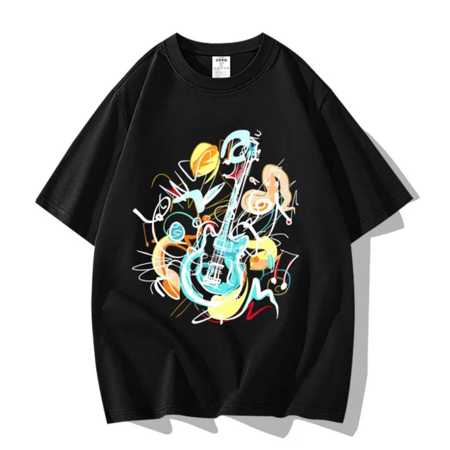 In The Summer of 2025, Rock Bands, Guitar, Bass, Drums, Music Festival Performances, Men s and Women s Short-sleeved T-shirts S