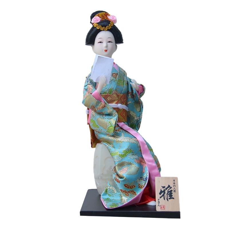 12Inch Handmade Kimono Dolls Ornamentation Ideal For Japanese Cuisines Restaurants And Home Room Authentics Decors