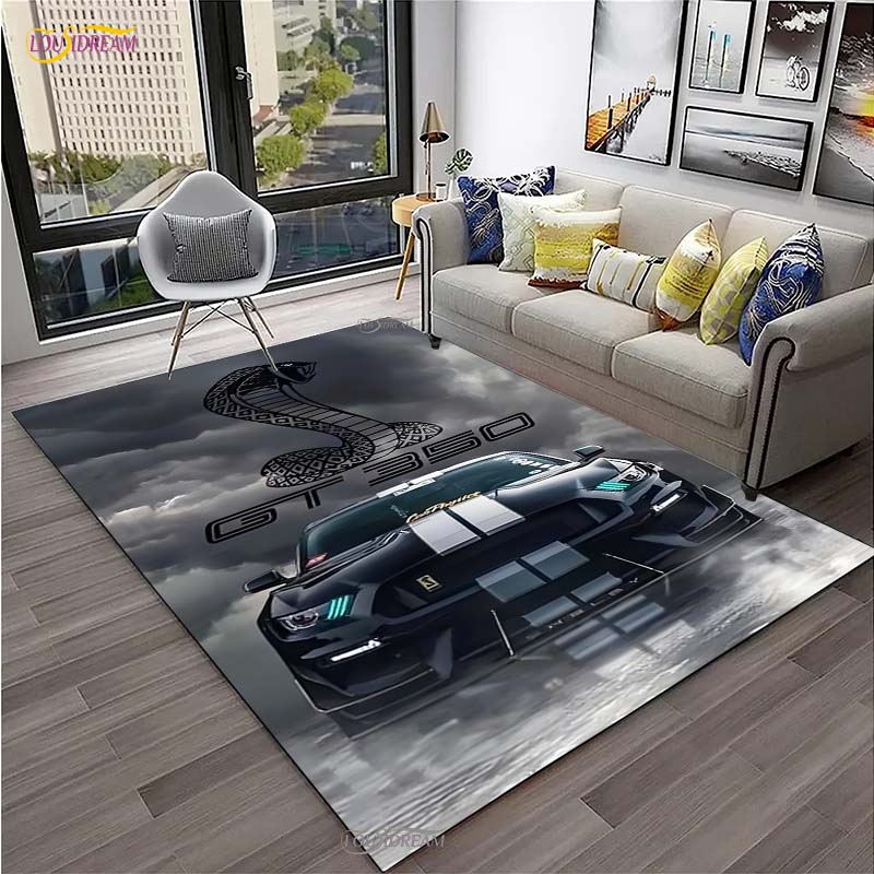 Snake Racing Car Carpet for Living Room Bedroom Rug Kitchen Door Unslip Floor Mat Birthday gift photography props Alfombra Rug