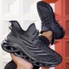 Mens Sneakers Black Running Shoes Man Mesh Breathable Outdoor Sport Comfortable Wear Resistant Sneakers for Men Sneakers