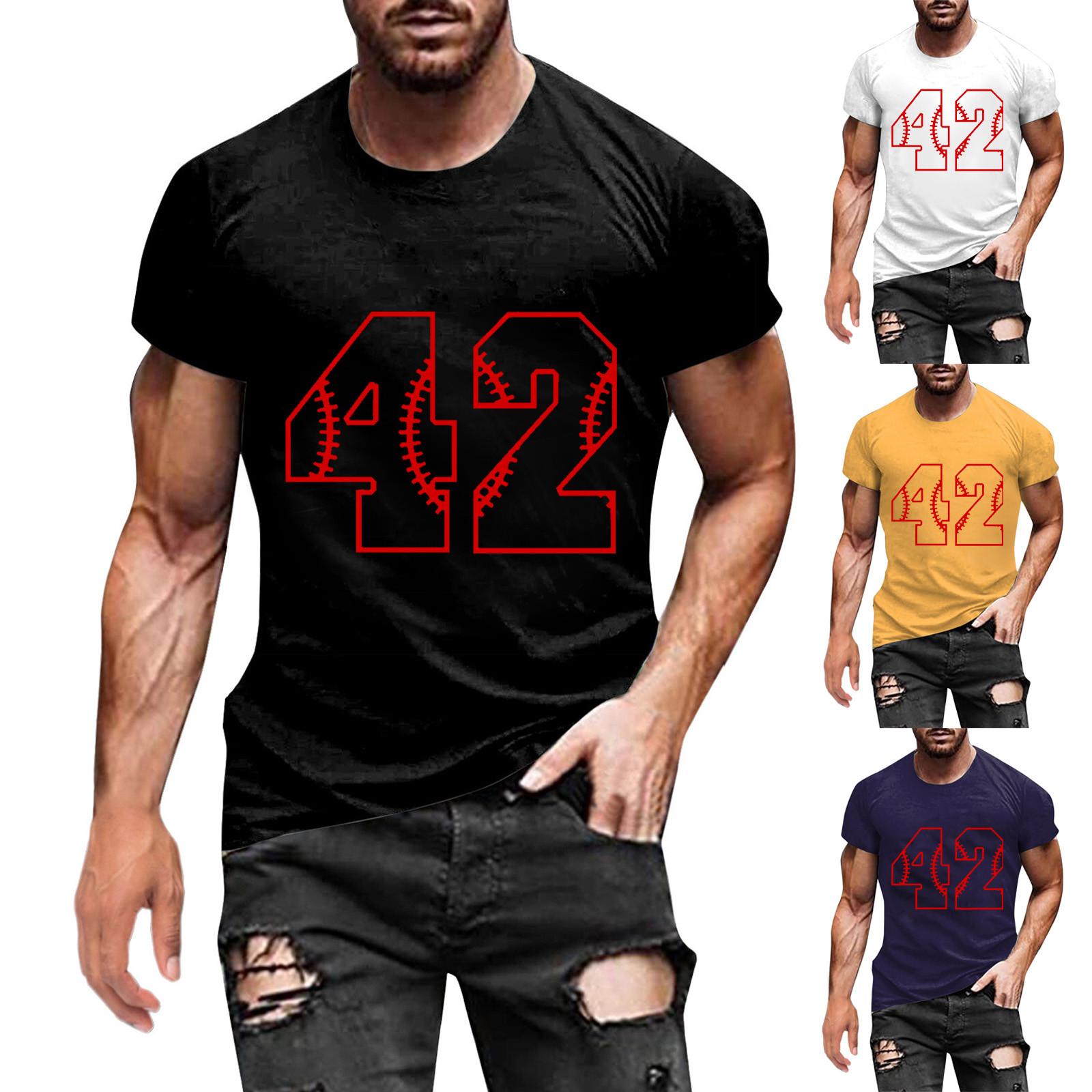 

(Куниде) Бейсбольная футболка, милые бейсбольные футболки с рисунком, мужские софтбольные рубашки с буквенным принтом, повседневные спортивные топы с короткими рукавами