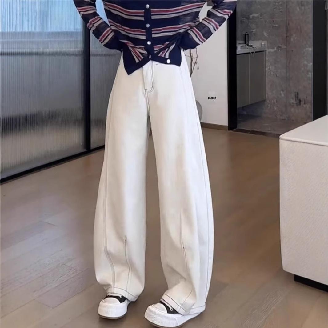 

Women s Early Autumn Banana Pants - Plus Size Pear-Shaped Wide-Leg Jeans 5XL