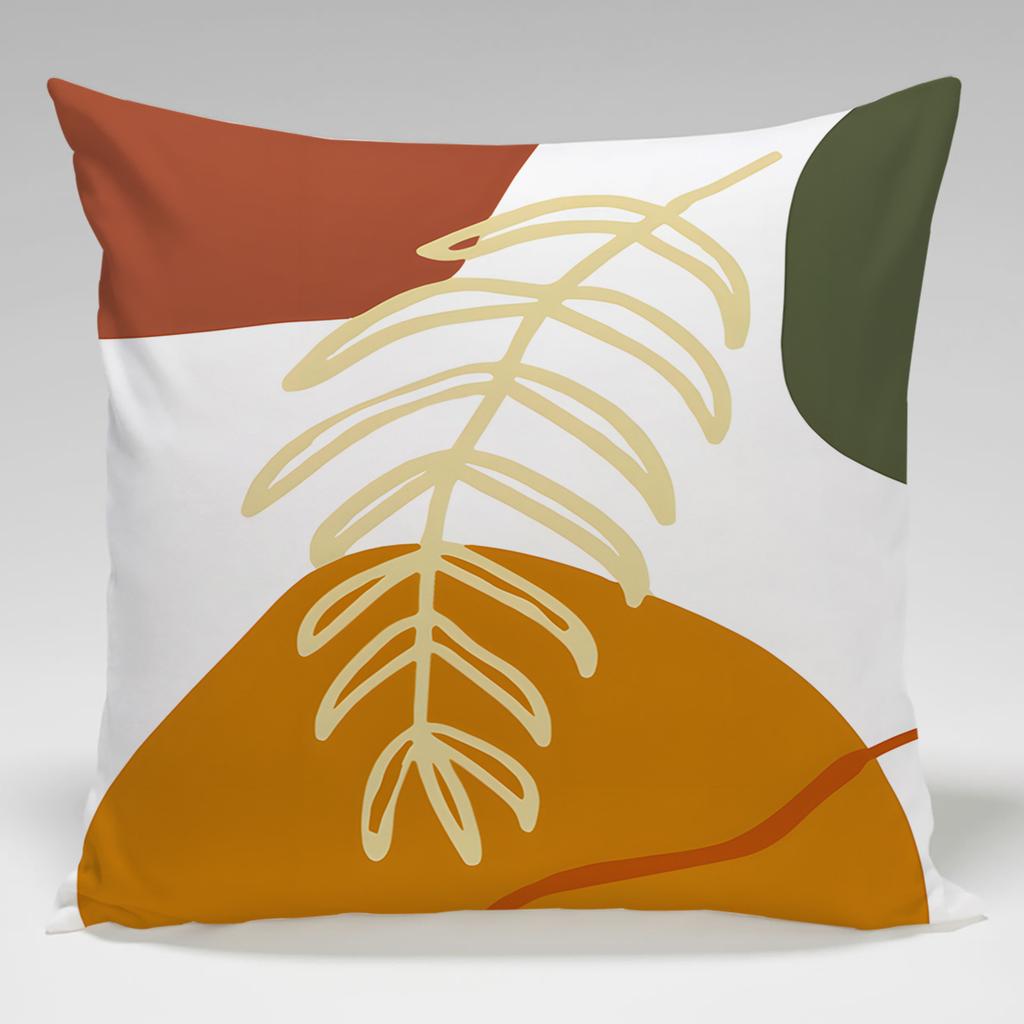 Bohemian Abstract Pattern Throw Pillow Cover With Short Plush Print For Living Room Sofa Decoration Cushion Cover Pillow Covers