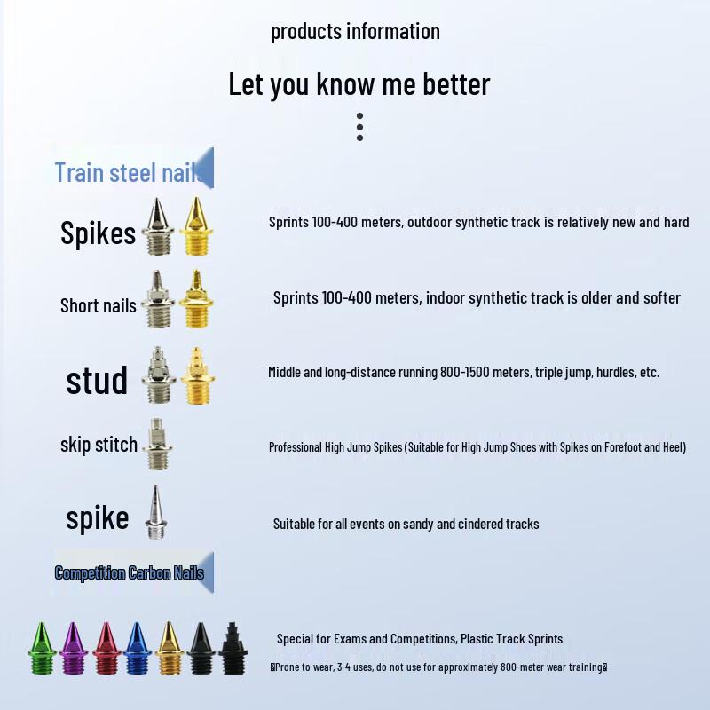 Leichtathletik-Spikes Set