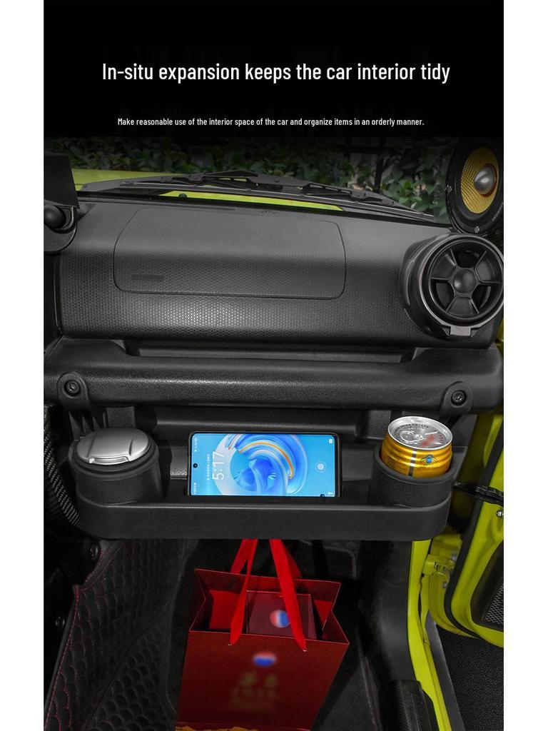 2019 Jimny Schowek po stronie pasażera z uchwytem na kubek dla JB64/JB74