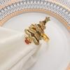 6pcs Christmas Napkin Rings Set Napkin Rings For Dinner Party, Wedding, Birthday Christmas Home Table Decoration Accessories