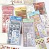 Sticker Set Colored  Art Dots Marking Film Cutting Stickers Handheld Decoration DIY Materials