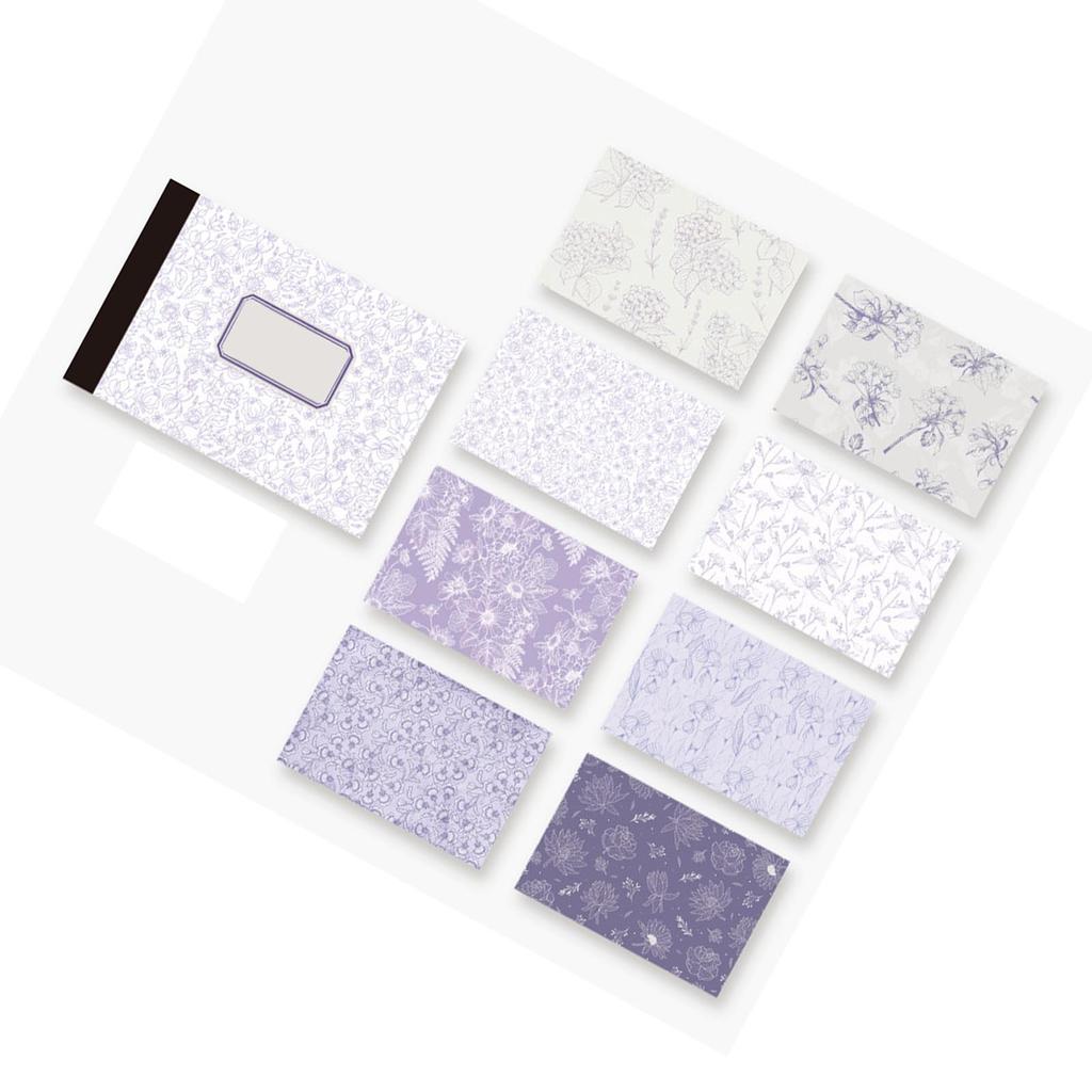 40 Sheets Scrapbook Material Paper DIY Innovative Exquisite Vintage Decorative Material Paper for DIY Art Craft