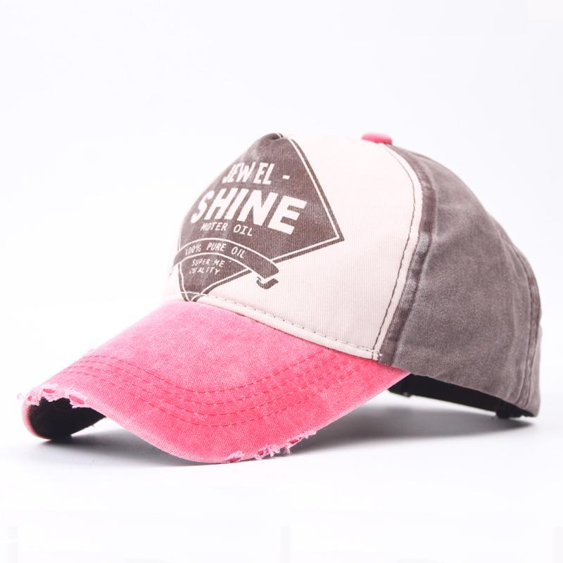 Baseballmütze aus gewaschenem Stoff für Herren und Damen, Herbst- und Reisevisier, Außenhandel, heißer Hut