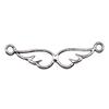 Feather Charm Angle Connectors For Bohemian Style Jewelry Vintage Pendants
