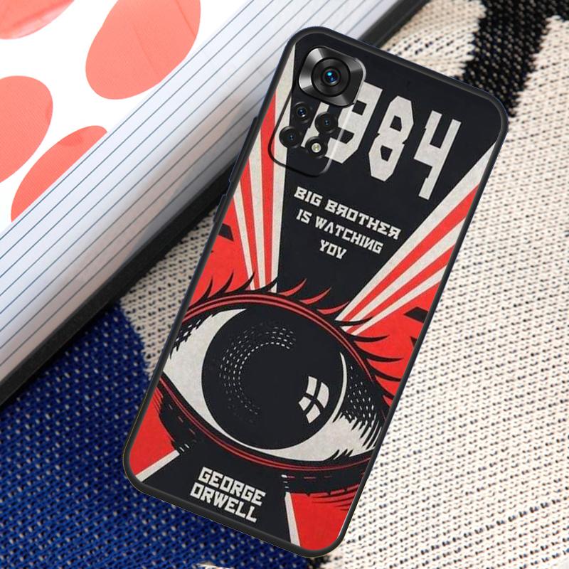1984 George Orwell Case For Xiaomi Redmi Note 10 11 Pro 8 9 12 Pro 11S 10S 9S Redmi 9 10 12C 9C 10C Back Cover