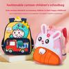 Childrens Cartoon Backpack With Nylon Material And Breathable Air Cushion Straps For School Use