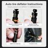 4pcs Automatic Tire Deflators Set of 4, Adjustable Pressure Suitable for Offroad Vehicles Motorcycle Valves Caps