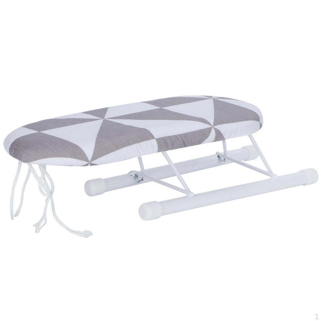 Mini Ironing Board Compact Foldable Space-Saving Padded for