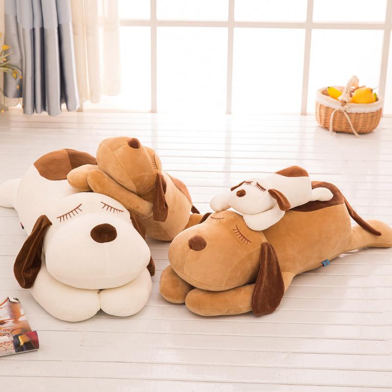Cuddly Soft Soft Dog Plush Toy Cute Cartoon Children Sleeping Companion Doll