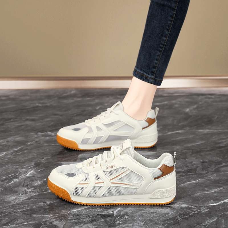 Plus Size Women's Shoes 41-43 Hollow Sports Sandals 42 Summer Breathable Mesh Feet Wide Fat Sports Forrest Gump Shoes Women