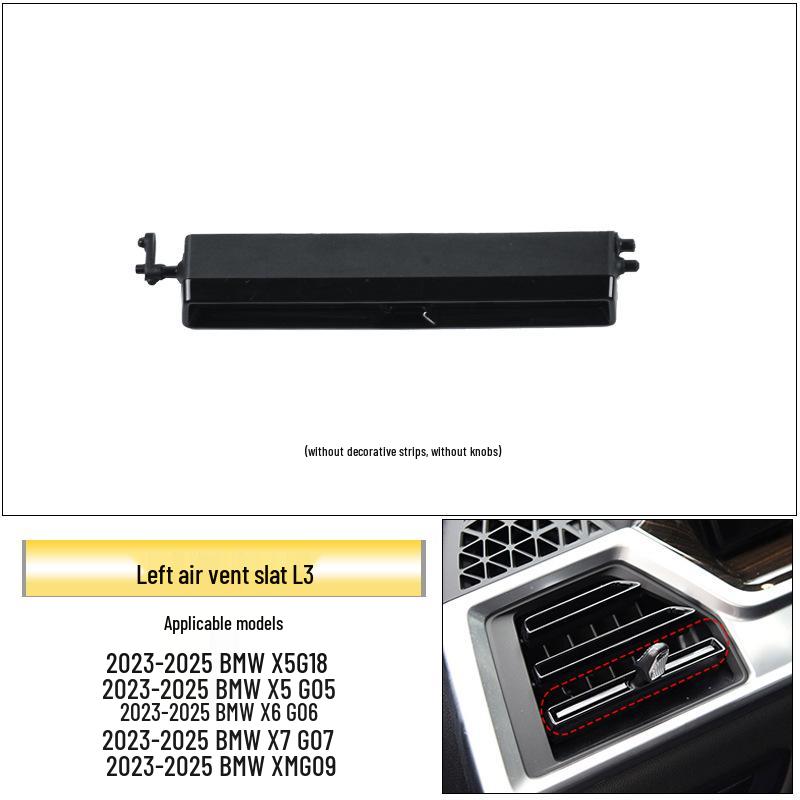 BMW X5/X6/X7 Air Vent Repair Kit: Adjustment Knob Shaft & Panel Frame