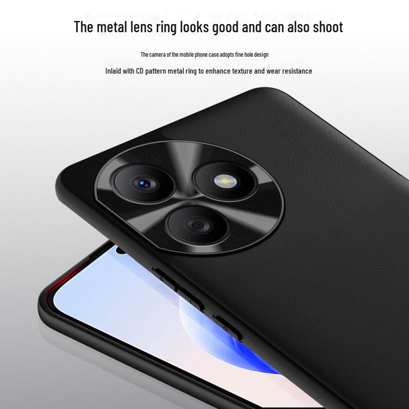 Protective Liquid Leather Case for Honor X50i+ with Anti-fall & Anti-fouling Properties. One-piece Design for Easy Shipping.