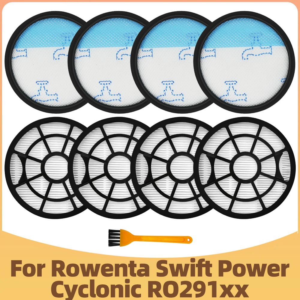 Hepa Filter Compatible For Rowenta Swift Power Cyclonic RO2910 RO2913 RO2915 RO2932 RO2933 RO2957 RO2981 ZR904301 / Tefal TW2947