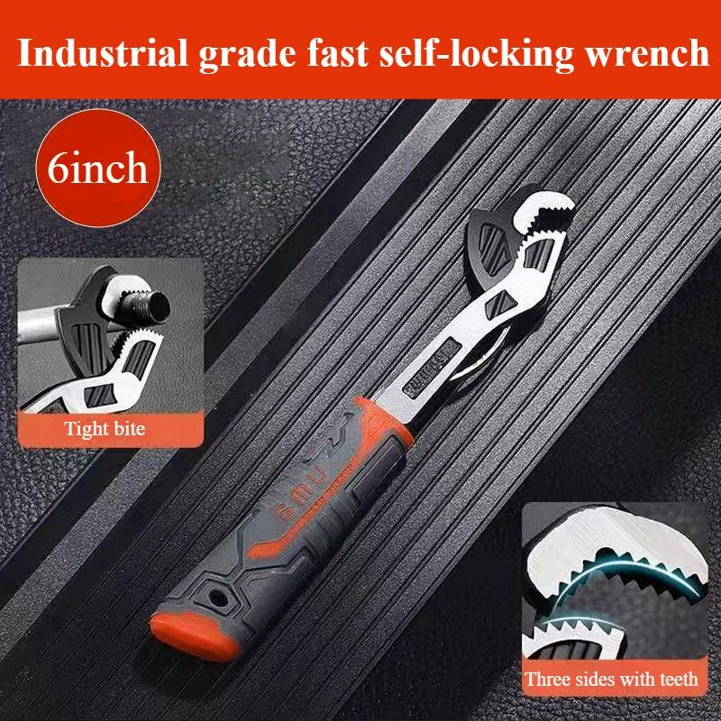 Adjustable Spanner Universal Wrench Multi-Function Quick Opening Repair Hand Tool
